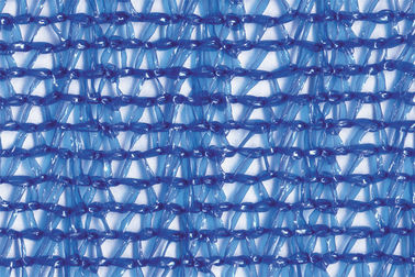 Blauwe Plastic Tuinschaduw die die Raschel opleveren met Luchtdoordringbaarheid wordt gebreid
